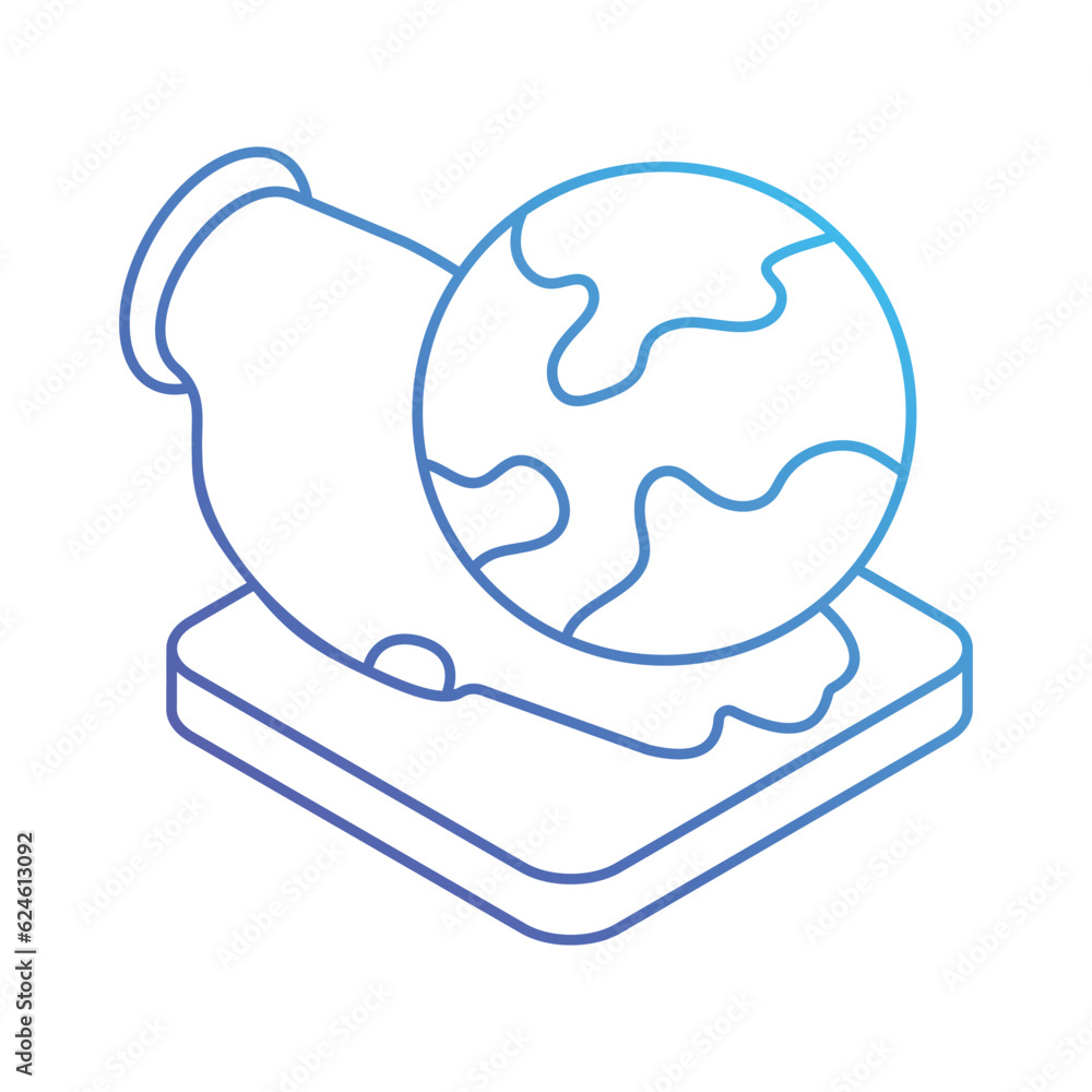 Global Icon, vector stock illustration. Global Icon, vector stock illustration.