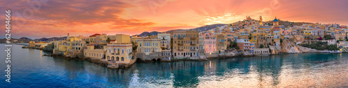 Vaporia district of Ermoupoli town on Syros island. © gatsi