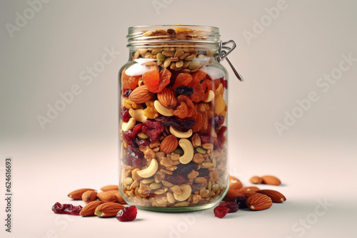glass jar of preserved vegetables