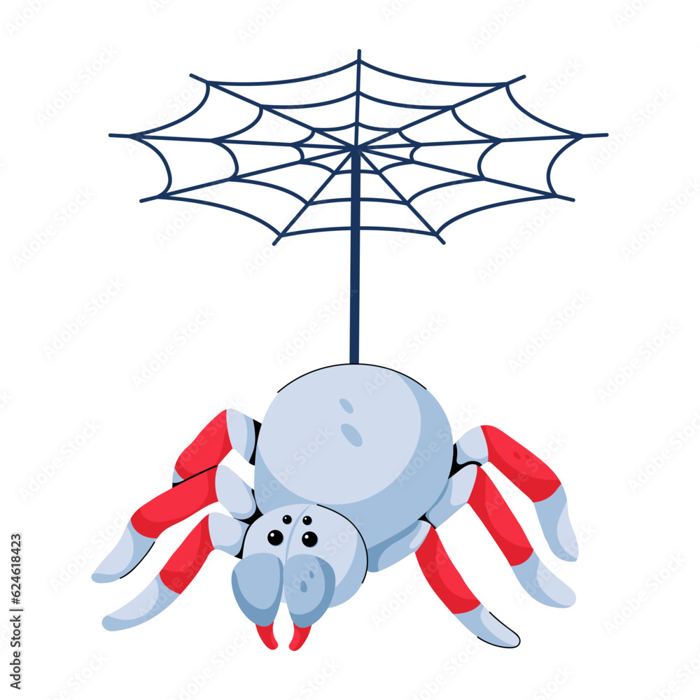Obraz premium Halloween Spider
