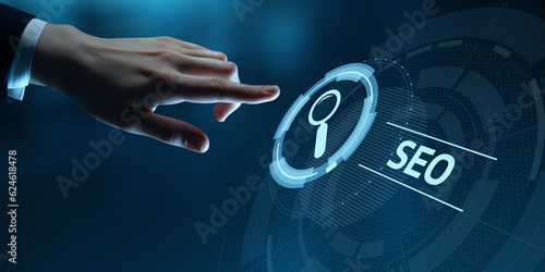 Tableau sur toile SEO Search Engine Optimization Marketing Web Traffic Internet Business Technolog