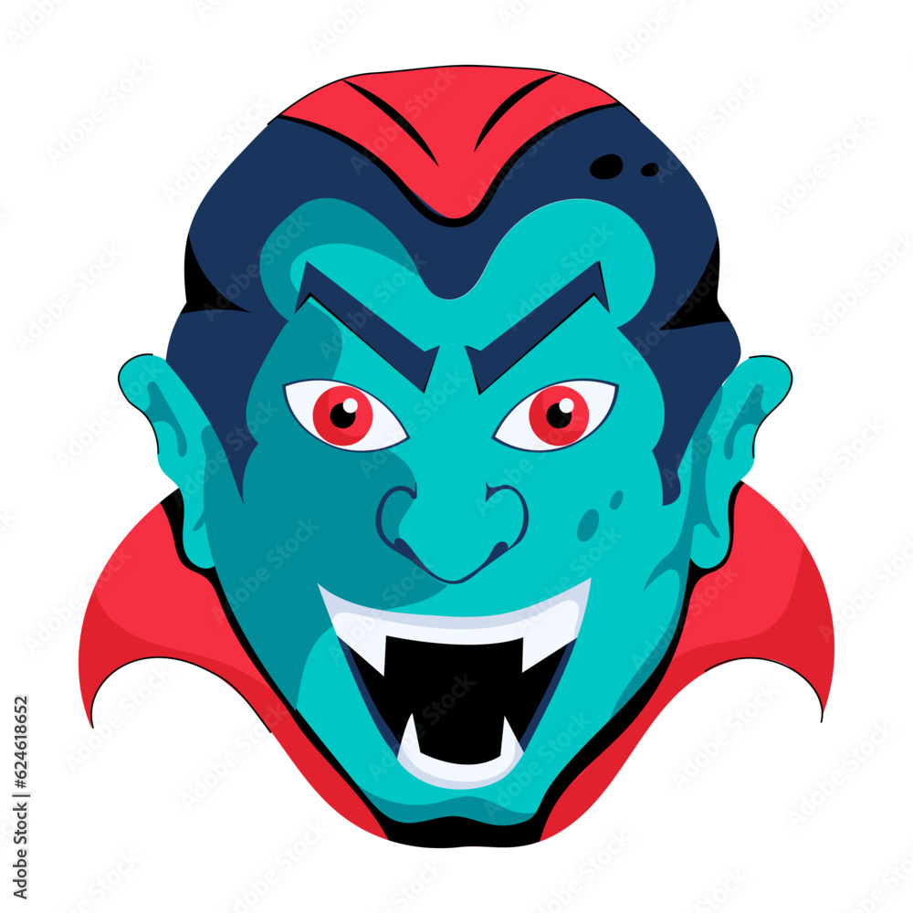 Obraz premium Vampire Face 