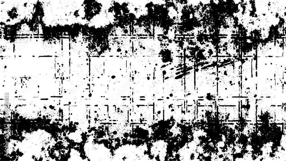 Abstract vector black and white grunge background. Grunge background black and white vector. Abstract texture of dust, dirt, stains. Abstract vector black and white grunge background. Grunge background black and white vector. Abstract texture of dust, dirt, stains.