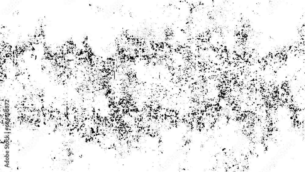 Abstract vector black and white grunge background. Grunge background black and white vector. Abstract texture of dust, dirt, stains.