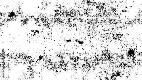 Abstract vector black and white grunge background. Grunge background black and white vector. Abstract texture of dust, dirt, stains.
