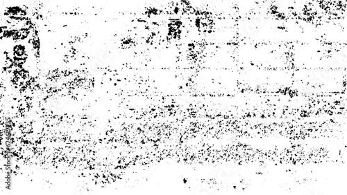 Wallpaper Mural Grunge black white. Monochrome vector texture. The pattern of ink stains, cracks, fading. Overlay aged grainy messy template. Renovate wall scratched backdrop. Torontodigital.ca