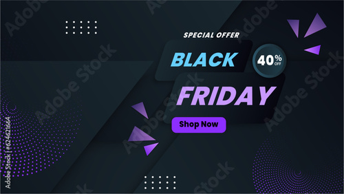 Black Friday sale, shopping poster. Design template for advertising shopping, flyer, closeout on thanksgiving.
