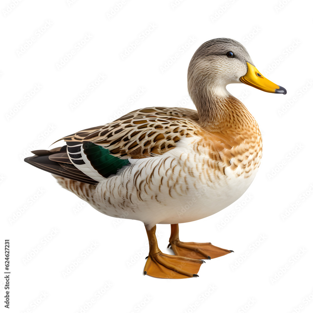 Bangladeshi duck isolated on white png background Bangladeshi duck isolated on white png background