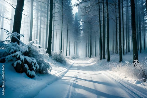 forest in winter