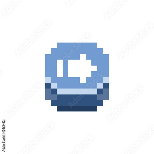 this is button icon in pixel art with simple color and white background this item good for presentations stickers  icons  t shirt design game asset logo and your project.