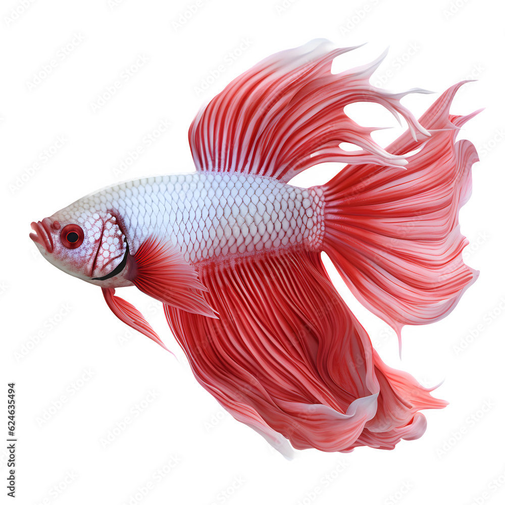 Siamese fighting fish without background Siamese fighting fish without background