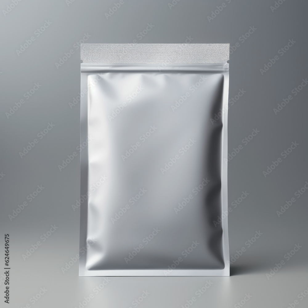 Blank bag packaging mockup, generative ai, Blank bag packaging mockup, generative ai,