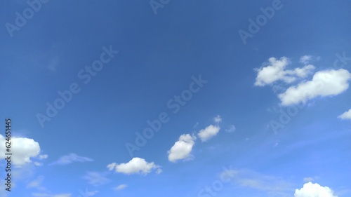 blue sky and clouds