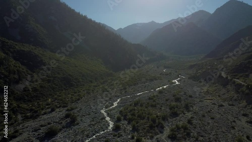 Aerial View of Middle Fork Lytle Creek, San Bernardino National Forest