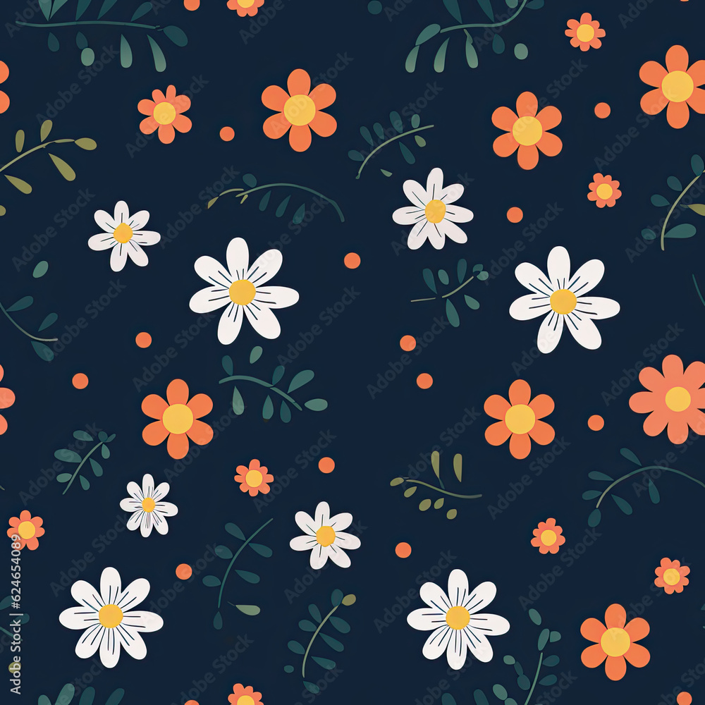 seamless pattern with flowers seamless pattern with flowers