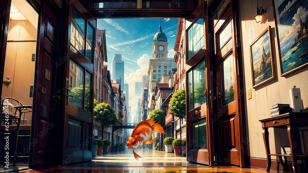 Naklejka premium Generative AI