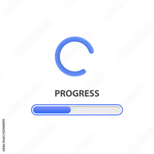 3d software update progress icon. Download and install a new version of the system.