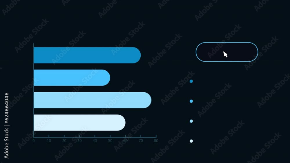 Animated blank bar chart UI element. Marketing analysis. Investment success. Looped 4K video template with alpha channel transparency. Data visualization. Dashboard component animation for dark theme Animated blank bar chart UI element. Marketing analysis. Investment success. Looped 4K video template with alpha channel transparency. Data visualization. Dashboard component animation for dark theme