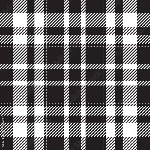 Tartan scotland seamless plaid pattern vector. Retro background fabric. Vintage check color square geometric texture.