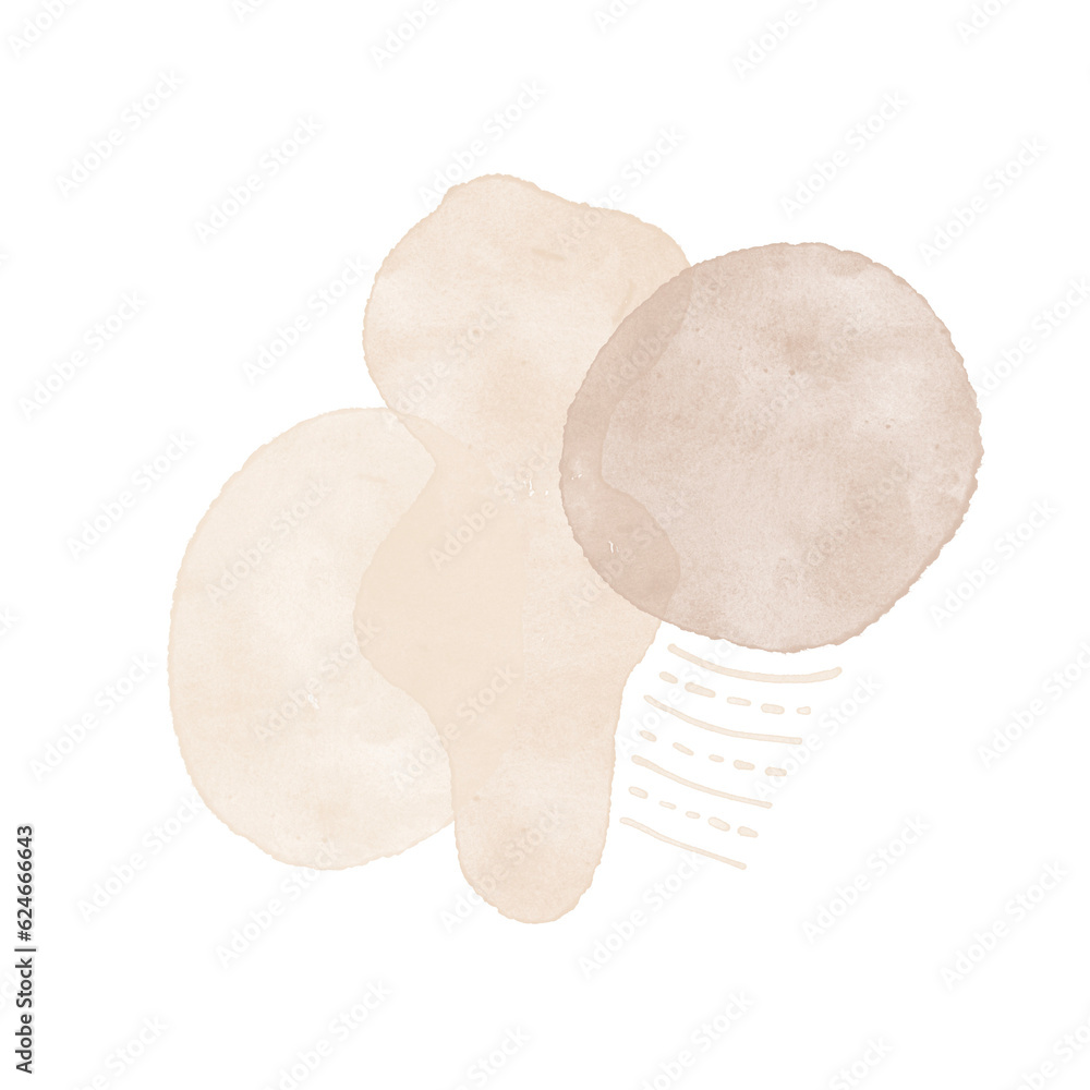 Abstract Watercolor Shape Illustration Art. Abstract Watercolor Shape Illustration Art.