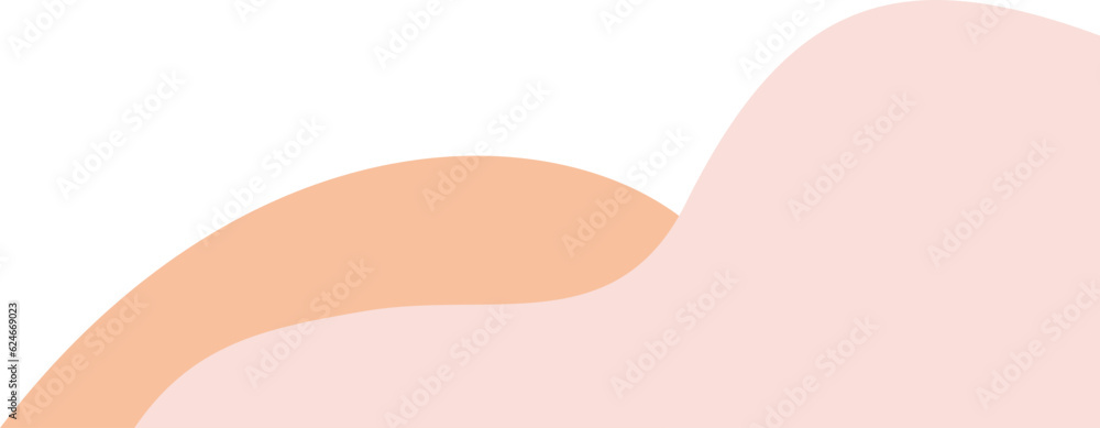 Abstract Pastel Wavy Corner