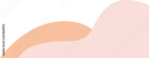 Abstract Pastel Wavy Corner