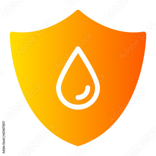 waterdrop gradient icon