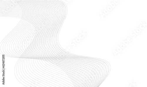 Abstract grey smooth element swoosh wave . Abstract business wave curve lines background.