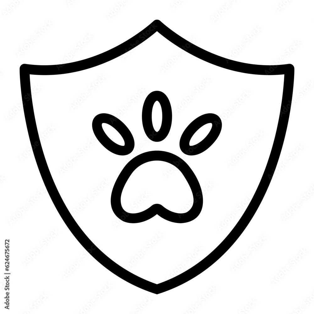 pet insurance line icon pet insurance line icon