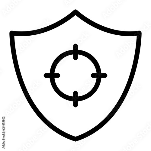 shooting line icon
