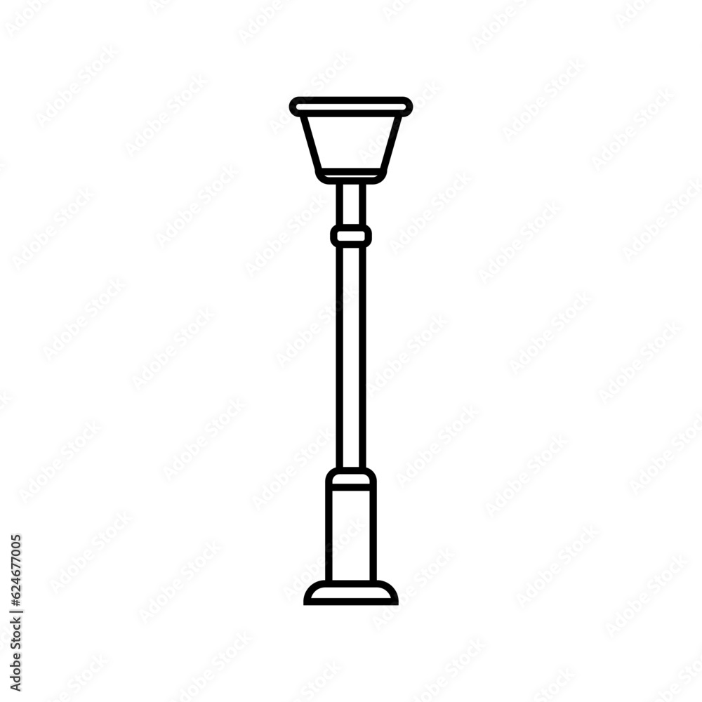 Street light vector icon. Street lighting illustration sign. Flashlight symbol. lamp logo. Street light vector icon. Street lighting illustration sign. Flashlight symbol. lamp logo.
