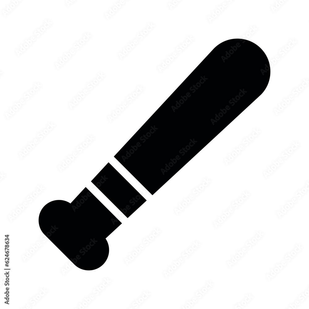 Illustration vector graphic icon of Baseball Bat. Solid Style Icon. Sport Themed Icon. Vector illustration isolated on white background. Perfect for website or application design. Illustration vector graphic icon of Baseball Bat. Solid Style Icon. Sport Themed Icon. Vector illustration isolated on white background. Perfect for website or application design.