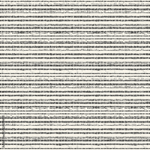 Monochrome Irregular Dashed Textured Striped Pattern