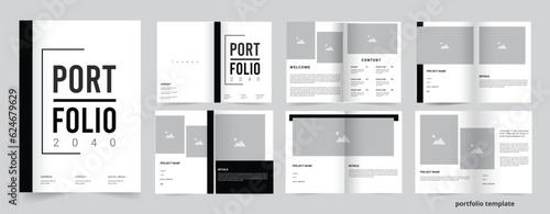 Professional Architecture Portfolio Layout or Portfolio template design