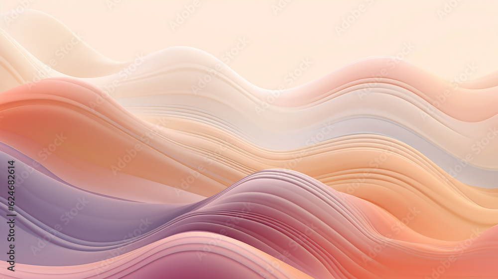 Fototapeta premium abstract light background in pastel colors. Generative AI