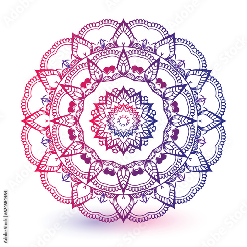 elegant colorful mandala background