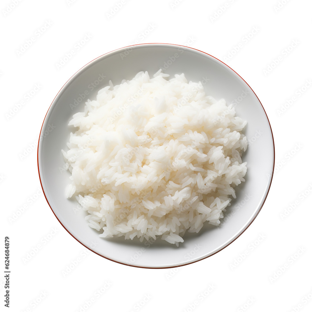 Rice on transparent background Remove png created with Generative AI, Clipping Path Rice on transparent background Remove png created with Generative AI, Clipping Path