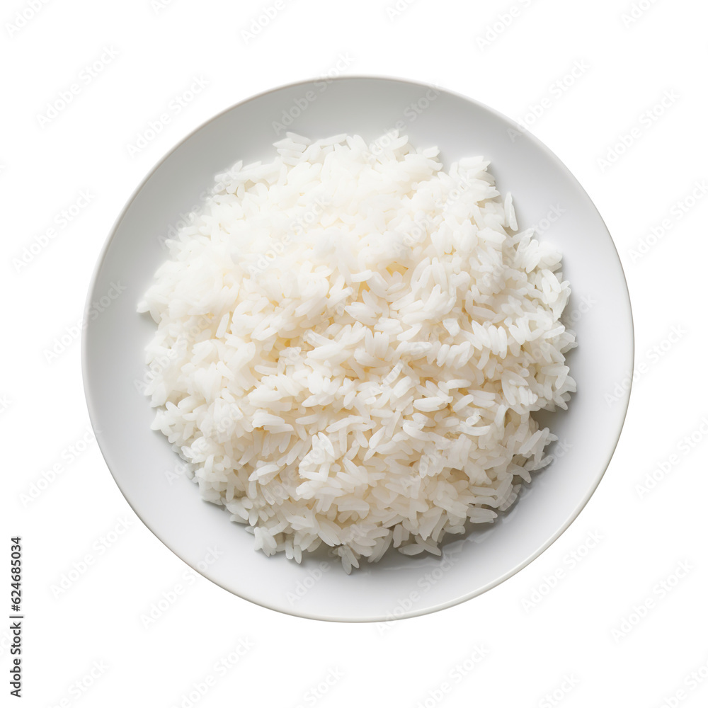 Rice on transparent background Remove png created with Generative AI, Clipping Path Rice on transparent background Remove png created with Generative AI, Clipping Path