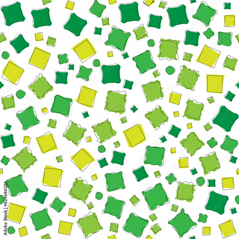 Seamless pattern and arbitrary deformed shapes for texture, textiles, packaging and simple backgrounds. Scalable vector illustration Seamless pattern and arbitrary deformed shapes for texture, textiles, packaging and simple backgrounds. Scalable vector illustration