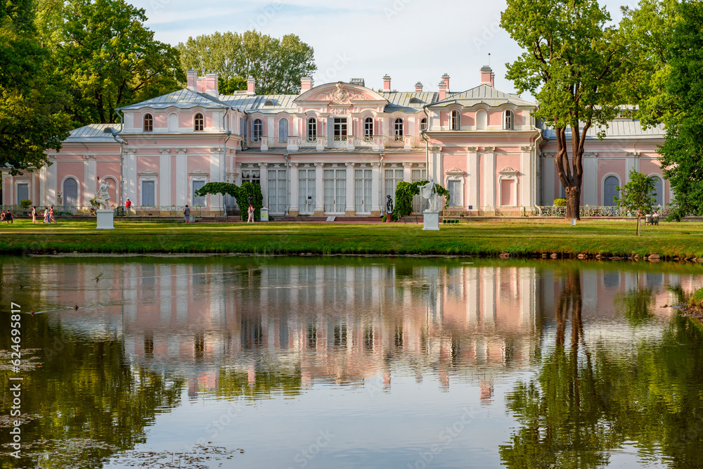 Chinese palace in Oranienbaum (Lomonosov) park, Saint Petersburg, Russia