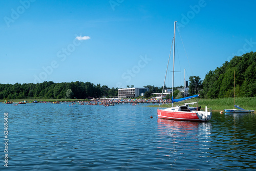 Boszkowo summer resort village near Leszno in Poland Dominickie lake photo