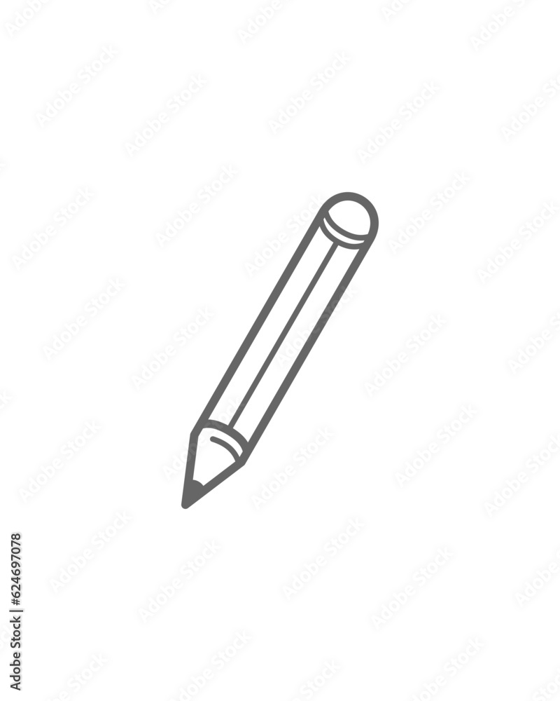Doodle Style Pencil Icon, Hand Drawn Art Pencil Stock Illustration Doodle Style Pencil Icon, Hand Drawn Art Pencil Stock Illustration