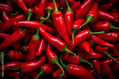 Spice red cayenne ingredient vegetarian closeup hot food chili peppers harvest vegetable fresh photo
