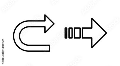 Arrow icon. Arrow symbol. Arrow icon for your web design.