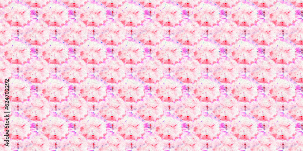Girly Psychedelic Kaleidoscope. Seamless. Dyed Girly Psychedelic Kaleidoscope. Seamless. Dyed