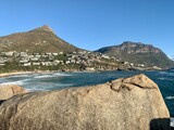 Scenic landscape at the beach of Cape Town
