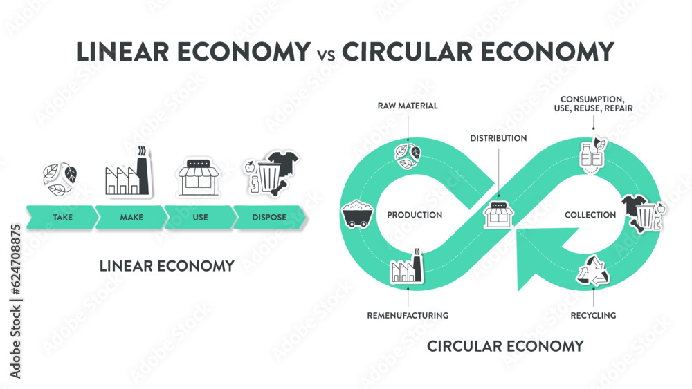 Photo & Art Print The vector infographic diagram of the difference ...