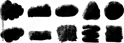 Abstract Brush Ink Element