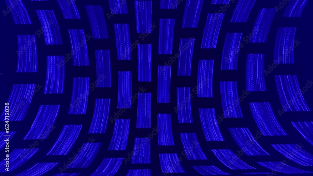 3D rotating box pattern background, Blue 3d background 3D rotating box pattern background, Blue 3d background