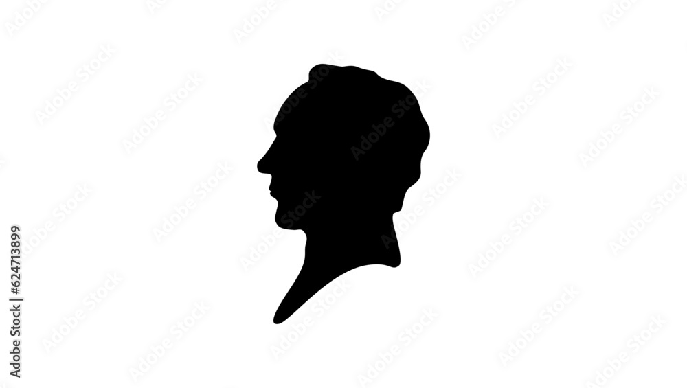Charles Babbage silhouette